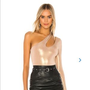 Lovers and Friends Tiffany Gold/Tan Bodysuit